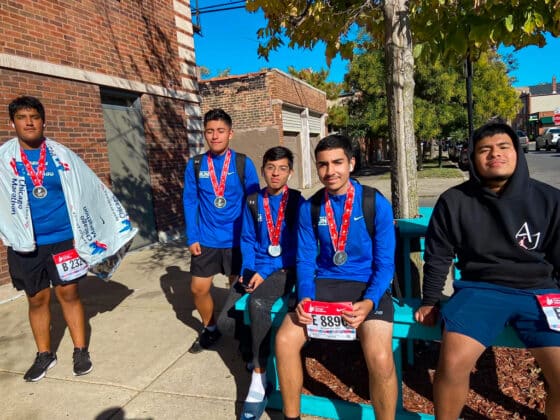 Centers Youth Run the Chicago Marathon