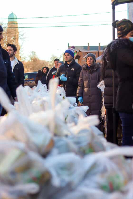About 1,500 Turkeys and Food Boxes Distributed for Thanksgiving